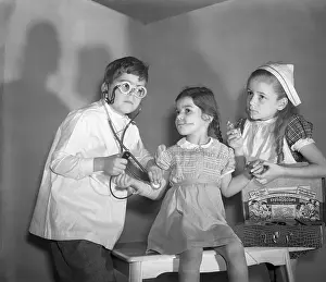 Pre Teen Girl Prints: School pupils during stage performance