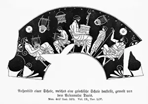 School Scene In Ancient Greece