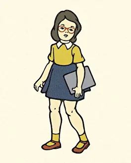 Academic Prints: Schoolgirl