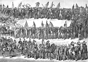 Original Date Prints: Schuetzenfest, a traditional festival or fair with target shooting