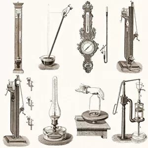Images Dated 1st May 2016: Scientific Instruments of 19th century