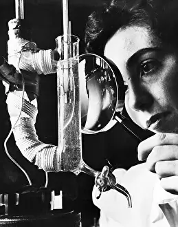 Commonwealth Prints: Scientist with Magnifying Glass