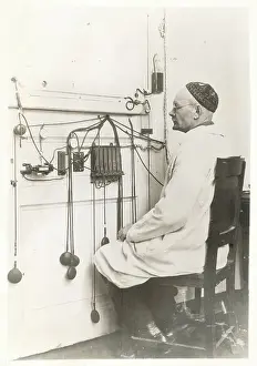 Patience Prints: Scientist Observing Recording Instrument