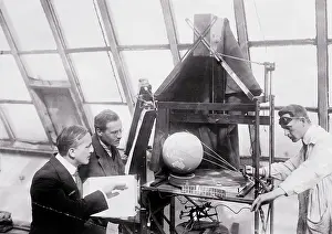 Scientists Making Film Tests of Globe