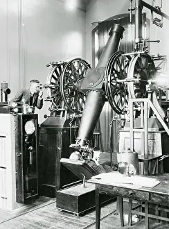 Scientists Using Meridional Telescope