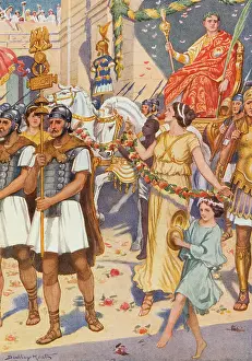 Support Prints: Scipio Returning to Rome