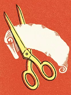 Images Dated 28th August 2003: Scissors cutting