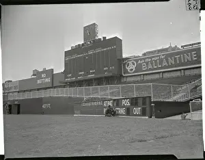 Scoreboard and Bleachers of Yankee Stadium