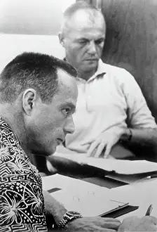 Scott Carpenter and John Glenn Jr