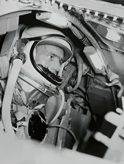 Scott Carpenter Training in Capsule
