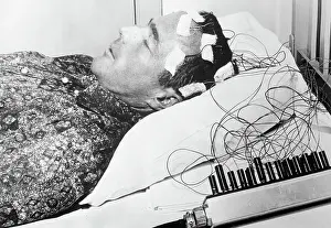 Scott Carpenter Wearing Biomedical Censors