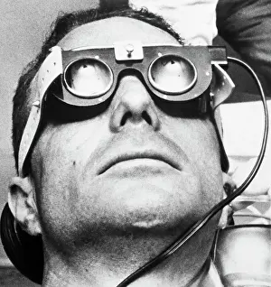 Goggles Prints: Scott Carpenter Wearing Eye Goggles