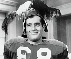 Scott Newman In Football Uniform & Hat