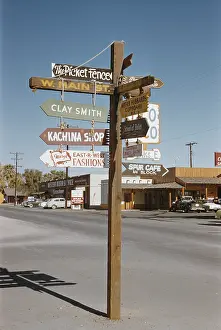 Directional Sign Prints: Scottsdale, Arizona
