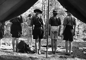 Youth Movement Prints: Scout Inspection