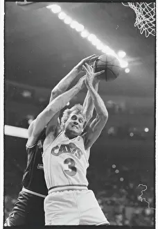 Richfield Prints: Scrambling Overhead Basketball Action Between the Cavaliers and Mavericks
