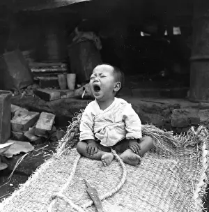 Korean Prints: Screaming Child
