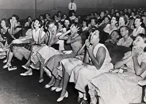 Screaming Elvis Fans in Theater