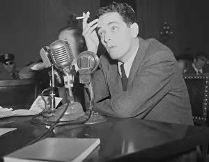 Defendant Prints: Screenwriter Ring Lardner Jr. Testifying