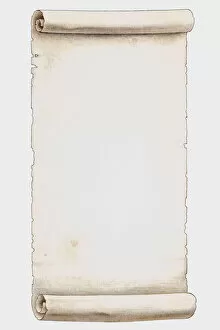 Images Dated 27th March 2007: Scroll of blank parchment