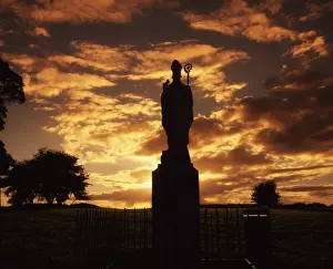 Sculpture of St. Patrick, Hill of Tara, Co Meath, Ireland