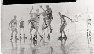 Evanston Prints: Bill Seaberg Driving for Basket