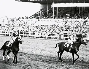 Jockey Prints: Seabiscuit and Ligaroti at Del Mar