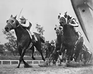Jockey Prints: Seabiscuit Places in Santa Anita Handicap