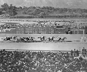Jockey Prints: Seabiscuit in Santa Anita Handicap