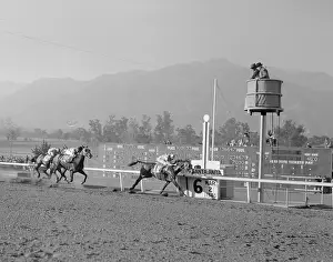 Jockey Prints: Seabiscuit in Santa Anita Handicap