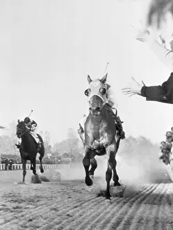Jockey Prints: Seabiscuit and War Admiral Match Race