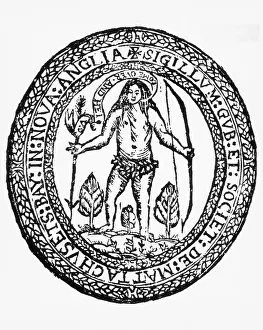 Seal Prints: Seal Of The Massachusetts Bay Society