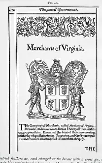 Virginia Prints: Seal Of Merchant'S Company Of Virginia