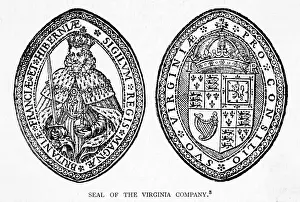 Seal Prints: Seal Of The Virginia Company