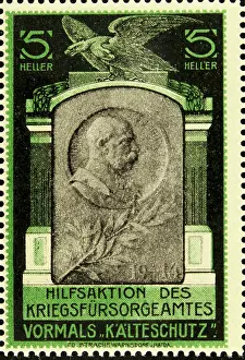 Portraits Prints: Sealing stamp Aid action by War Welfare Office