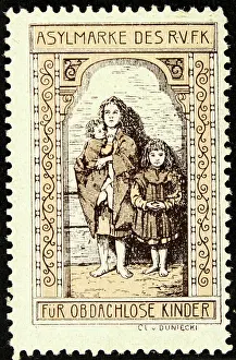 Children Prints: Sealing stamp Asylum
