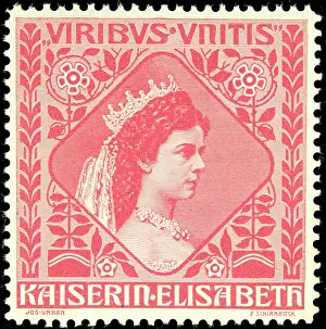 Portraits Prints: Sealing stamp Empress Elisabeth