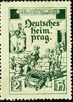 Clubs Prints: Sealing stamp German Home Prague