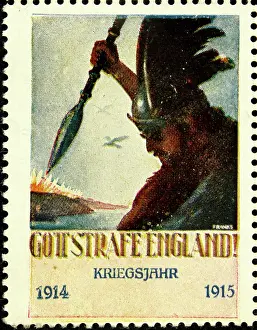 Wars Prints: Sealing stamp God punish England