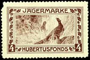 Hunting Prints: Sealing stamp Hubertusfonds