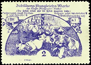 Periodicals Prints: Sealing stamp Linzer Fliegende Blätter