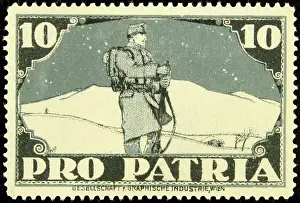 Soldiers Prints: Sealing stamp Pro Patria
