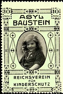 Children Prints: Sealing stamp Reichsverein für Kinderschutz