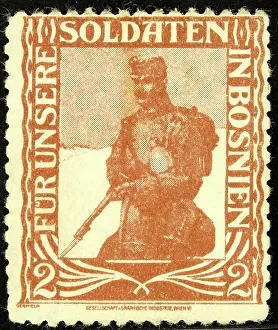 Soldiers Prints: Sealing stamp For our soldiers in Bosnia