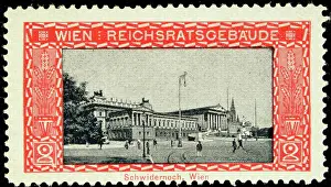 Sites Prints: Sealing stamp Vienna Parliament