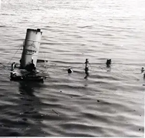 Sinking Prints: Seaman On Sinking Boat Weighing Options