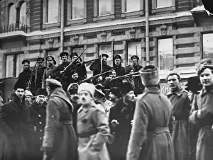 Bayonet Prints: Seamen Keep Order with Fixed Bayonets