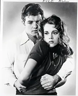 Sean Garrison Holds Jane Fonda