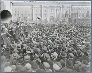 Rhetoric Prints: Sean McGuiness Addressing Crowd
