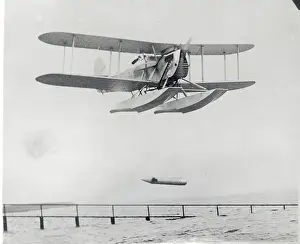Seaplane Flying Low
